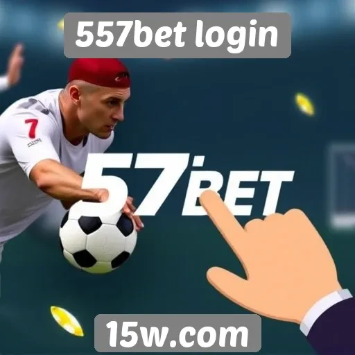 Funcionamento do sistema de login do 557bet