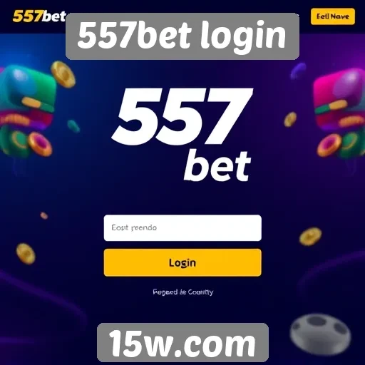 Facilidade de navegação no site 557bet login