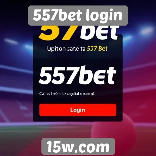 Experiência do usuário no 557bet login